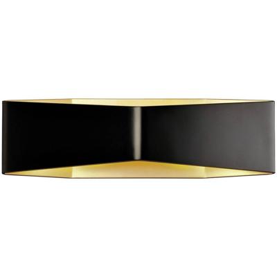 SLV WandlampCariso WL-4 zwart met goud - 151740
