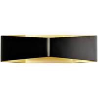 SLV WandlampCariso WL-4 zwart met goud - 151740 - thumbnail