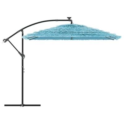Parasol met stalen paal 269x269x235 cm blauw Parasol met stalen paal 269x269x235 cm blauw