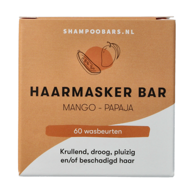 Haarmasker bar mango papaja 45 Gram Haarmasker bar mango papaja 45 Gram