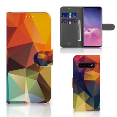 Samsung Galaxy S10 Plus | Book Case | Polygon Color
