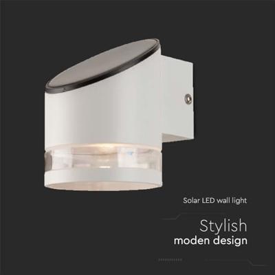 V-TAC VT-1140 23014 Wandlamp op zonne-energie 0.88 W Lichtkleur (naam): Warmwit