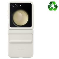 EF-VF731PUEGWW Samsung Flap Vegan Leather Case Galaxy Z Flip5 Cream - thumbnail