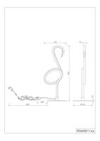 Trio Roze flamingo led tafellampIngo - R54581193 - thumbnail