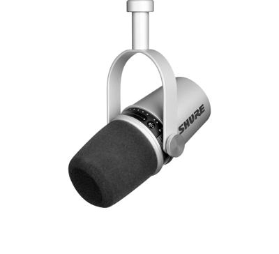 Shure MV7 Zilver Microfoon voor studio's Shure MV7 Zilver Microfoon voor studio's