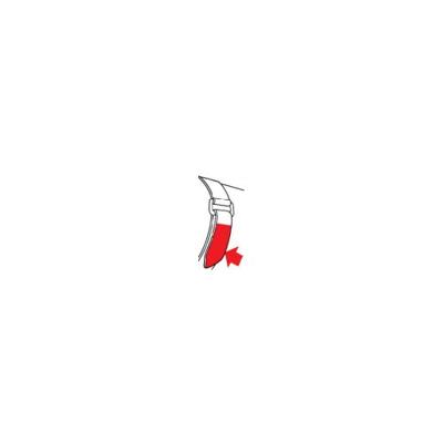 FASTECH® 688-330KC Klittenband Met riem Haak- en lusdeel (l x b) 300 mm x 25 mm Zwart, Rood 2 stuk(s)