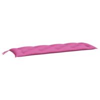 VidaXL Tuinbankkussen 150x50x7 cm oxford stof roze - thumbnail