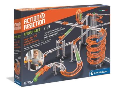 Clementoni Action And Reaction Knikkerbaan Speed Race