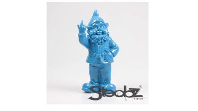Stoobz Design Stoobz kabouter f*ck you blauw 10cm
