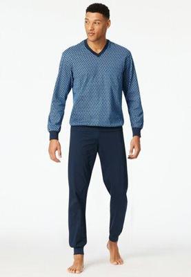Schiesser Schiesser Heren Pyjama Long blue 181162 50/M