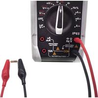 VOLTCRAFT MSL-100 Meetsnoer Stekker 4 mm 1.00 m Zwart, Rood 1 stuk(s) - thumbnail