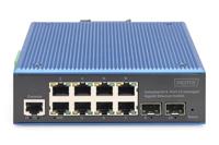 Digitus DN-651156 Industrial Ethernet Switch 8 + 2 poorten 10 / 100 / 1000 MBit/s - thumbnail
