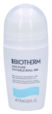 Biotherm Deodorant roller pure invisible 75 Milliliter