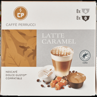 Caffe Perrucci Latte Caramel 164 g bij Jumbo - thumbnail