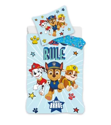 Paw Patrol peuterdekbedovertrek Rule - 100 x 135 cm Paw Patrol peuterdekbedovertrek Rule - 100 x 135 cm