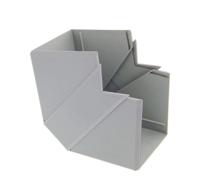 Buitenhoek kabelgoot 90x60mm grijs RAL 7030 Canalit 951607 - thumbnail