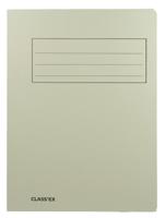 Class&apos;ex dossiermap, 3 kleppen ft 23,7 x 32 cm (voor ft A4), grijs - thumbnail