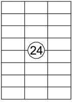 Etiket quantore 70x37mm 2400st - thumbnail