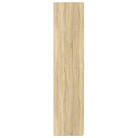 Hoge kast 80x42,5x185 cm bewerkt hout sonoma eikenkleurig - thumbnail