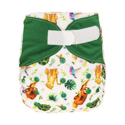 Blümchen overbroekje Luiaard - OneSize (4-15 kilo) - Klittenband