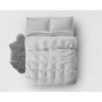 Zensation Dekbedovertrek Ball Fringe Grey-140x200/220 - thumbnail