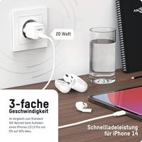 Ansmann Home Charger HC120PD-mini USB-oplader 20 W 1x USB-C USB PD Wit Binnen - thumbnail