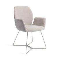 Jesper Home Misaki eetkamerstoel Pretty Plaster beehive steel - thumbnail