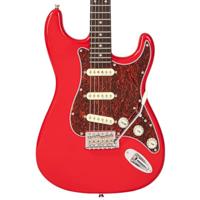 Vintage V60RD Coaster Series Gloss Red elektrische gitaar - thumbnail