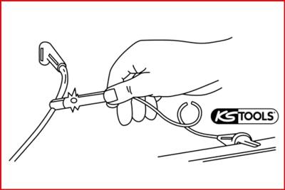 KS Tools 550.1506 Testlamp voor ontstekingskabel