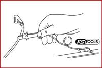 KS Tools 550.1506 Testlamp voor ontstekingskabel - thumbnail