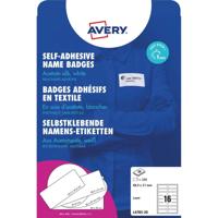 AVERY zelfklevende badge ft 88,9 x 31 mm, doos van 320 stuks, wit - thumbnail