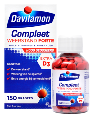 Davitamon Compleet Weerstand Hoog Gedoseerd Dragees