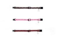 Beeztees mystic - kittenhalsband - nylon - bruin - 23x0,8x0,2 cm - thumbnail