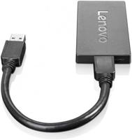 Lenovo 4X90J31021 USB 3.2 Gen 1 (USB 3.0) Adapter [1x USB 3.2 Gen 1 stekker A (USB 3.0) - 1x DisplayPort bus] Zwart 0 m - thumbnail