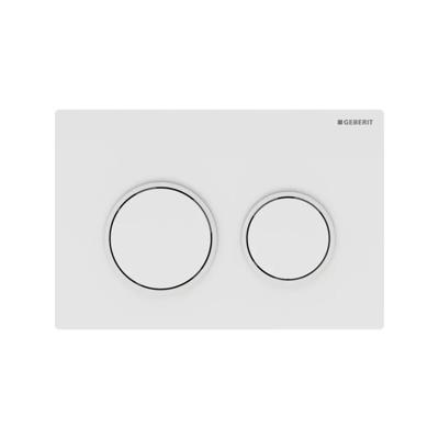 Geberit Omega 20 bedieningspaneel wit voor Geberit Omega inbouwreservoir 12cm