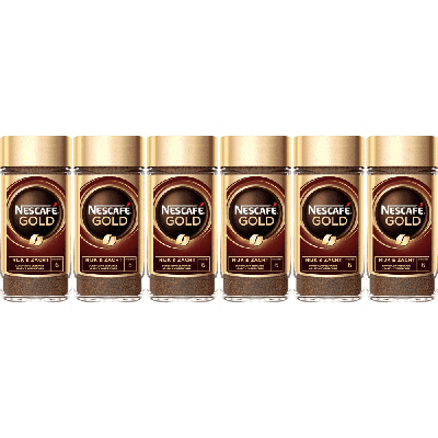 Nescafé Gold Rijk & Zacht - oploskoffie - 6 x 200 gram