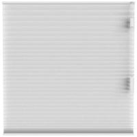 Plisségordijn dubbel 25mm lichtdoorlatend - wit (10323) - Leen Bakker - thumbnail