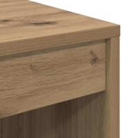Bureau artisanaal eikenkleurig 100 x 40 x 76 cm Bewerkt hout - thumbnail