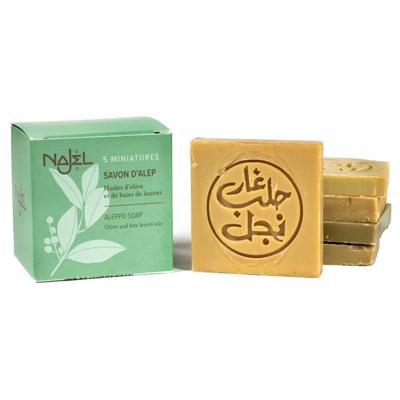 Najel Aleppo Aleppo zeep gastenzeepjes 5 stuks 100 Gram Najel Aleppo Aleppo zeep gastenzeepjes 5 stuks 100 Gram