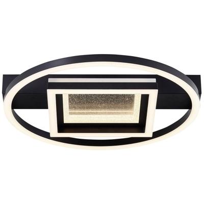 Brilliant PlafondlampQueens rond met vierkant - G92902A06