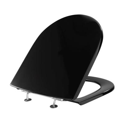 Pressalit Projecta D toiletzitting 36.3x41.4cm hartafstand 15cm zwart 172111-d28999