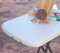 Picknicktafel Lifetime Wit Staal HDPE 66 x 71 x 46 cm - thumbnail