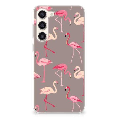 Samsung Galaxy S23 Plus | TPU Hoesje | Flamingo Samsung Galaxy S23 Plus | TPU Hoesje | Flamingo