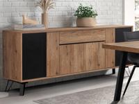 Dressoir XENA 4 deuren 1 lade scarlet eik - thumbnail