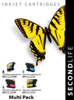 Kangaro SL-11511159 Cartridge SecondLife Brother Multipack LC 221/223 - thumbnail