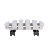 Esschert Design Houten Planttrolley 28.4 cm Grijs - thumbnail