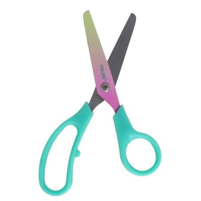 Milan schaar Basic Sunset 13,4 cm staal turquoise