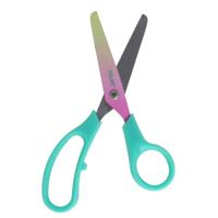 Milan schaar Basic Sunset 13,4 cm staal turquoise - thumbnail