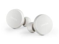 Denon PerL echte draadloze oordopjes, gepersonaliseerd geluidsprofiel, ruisonderdrukkende oordopjes, waterbestendige oortelefoons, met ingebouwde microfoons en lange levensduur van de batterij - wit - thumbnail