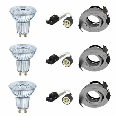 3 LED inbouwspots 7.2W 2700K Serie Avignon